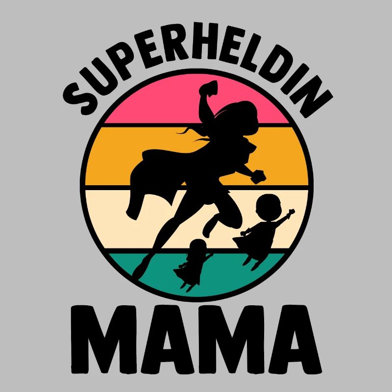 Mutter Superheldin Mama