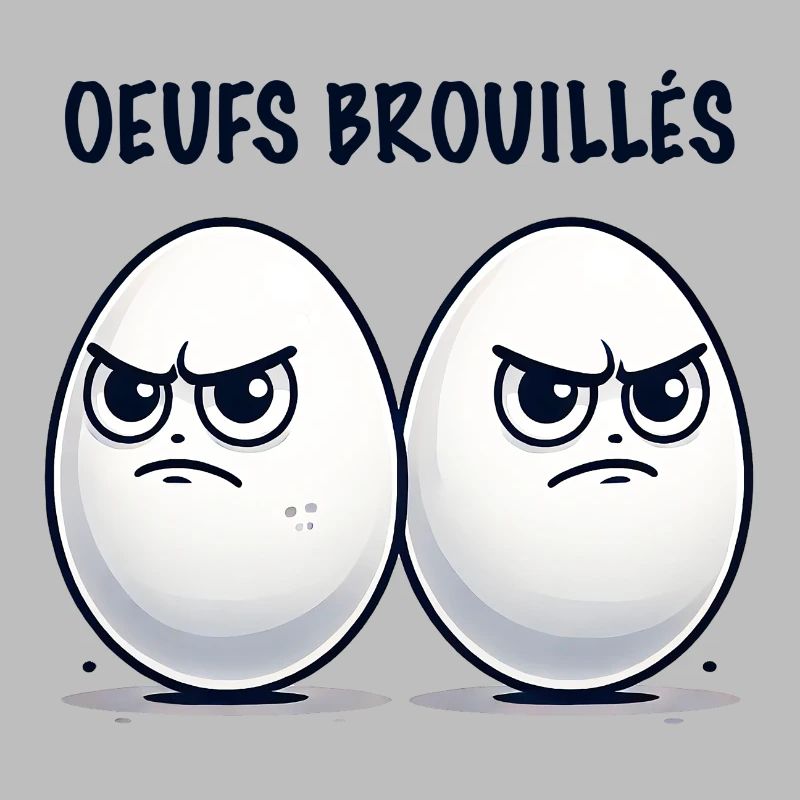Scrambled eggs humor