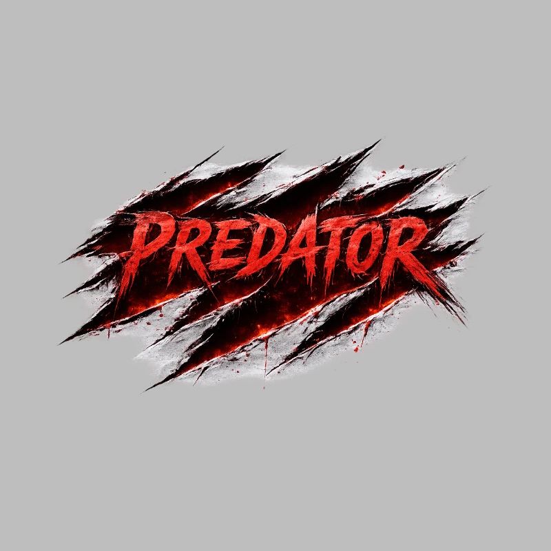 Predator Scratch Retro Style