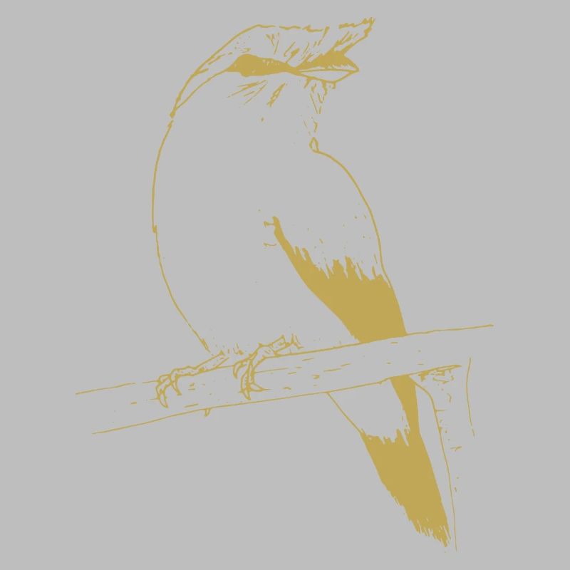 Illustrierte Designs mit Vogel
