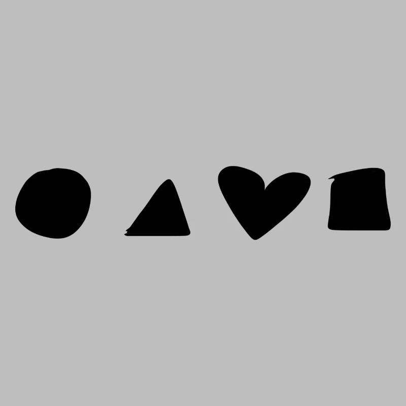 shape, heart, circle, triangle, square