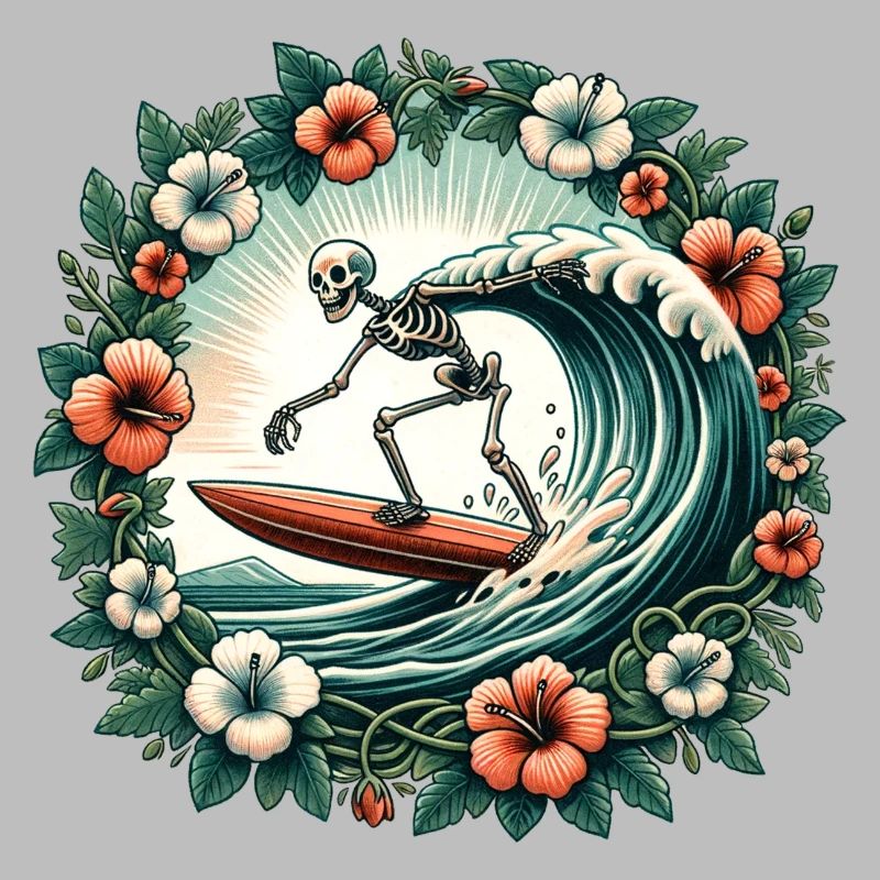Squelette de surf