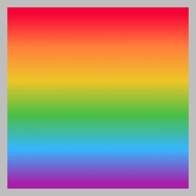 Rainbow flag gradient