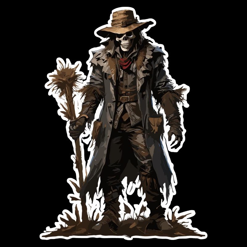 Vogelscheuche / Erntehelfer / Maisfeld / Feld