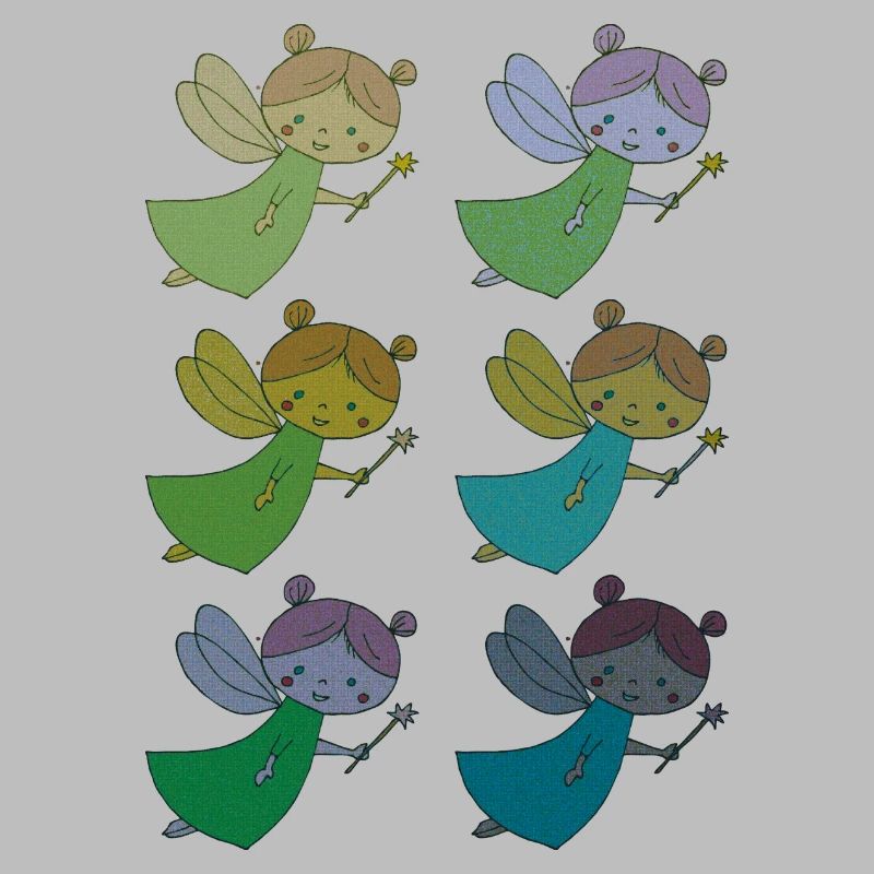 Fee 6fold multicoloured