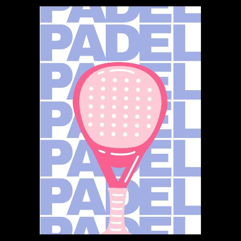 Affiche de padel