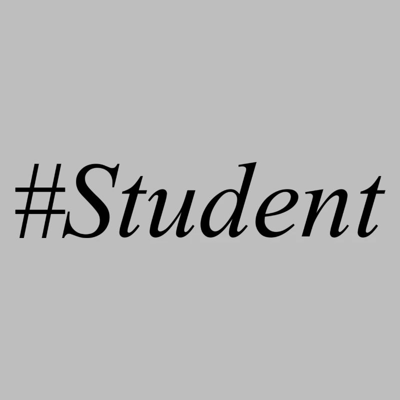 #Student Logo Black