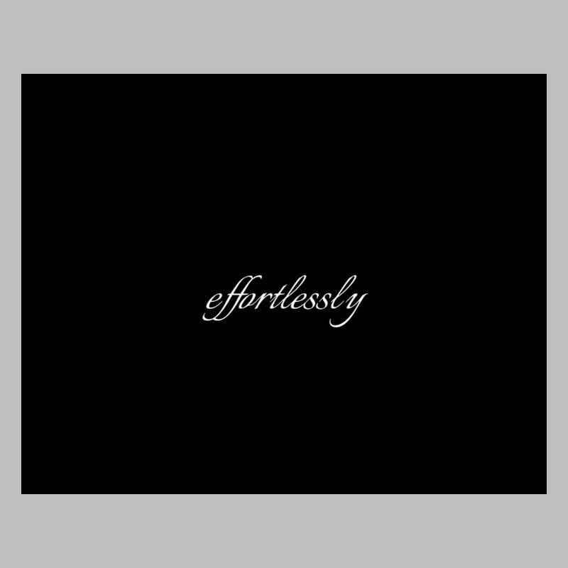 Effortlessly Elegant Script Typography