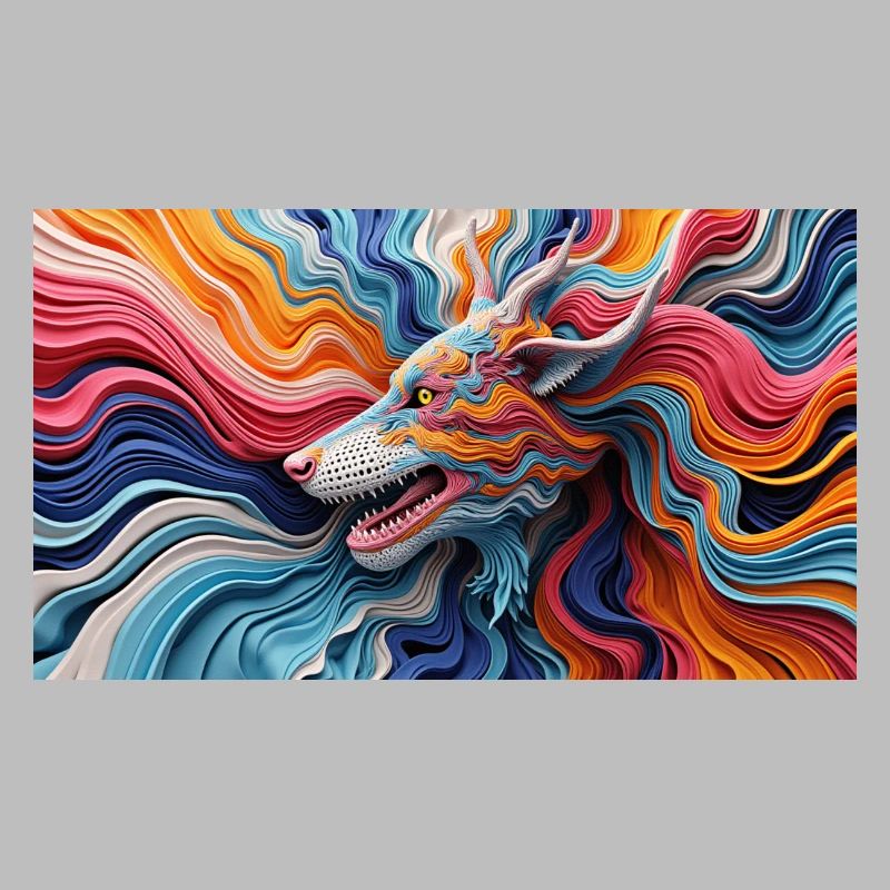 Create A Print In 3D Hyper Realistic