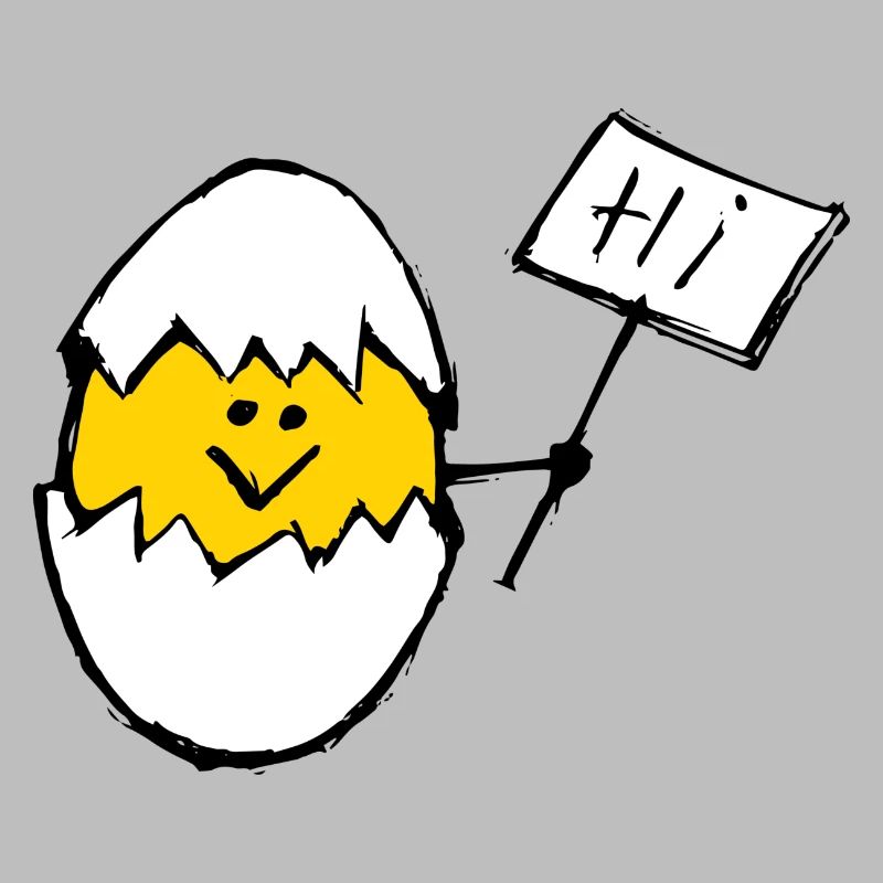 Coquille blanche Hi Egg Design