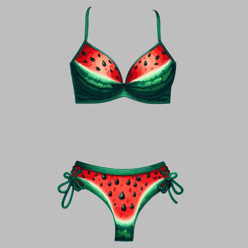 Chemise de bikini pastèque Cadeau pastèque