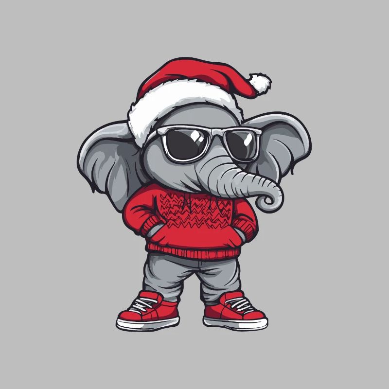 Noël éléphant Noël