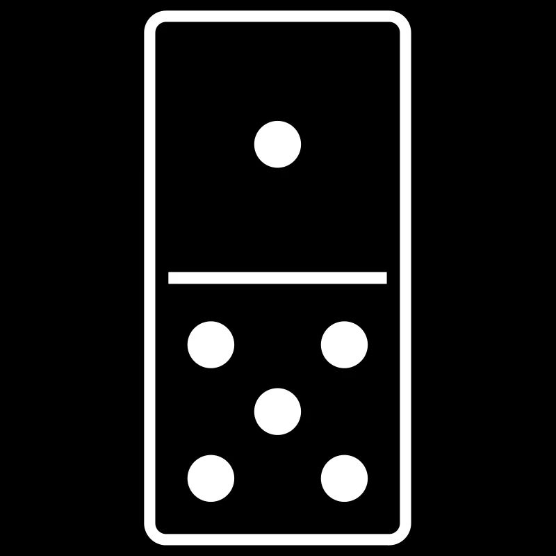 DOMINO STONE 1: 5 - VARIABLE COLOR - VECTOR DESIGN!
