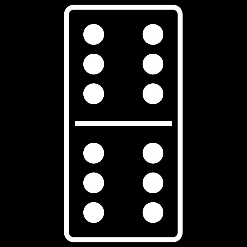 DOMINO STONE 6: 6 - COULEUR VARIABLE - CONCEPTION DE VECTEUR!