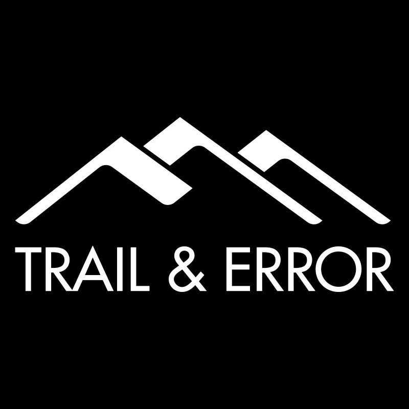 TRAIL & erreur White Logo