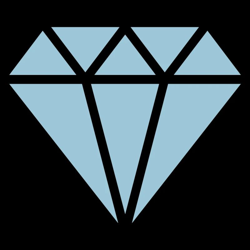 Diamond symbol, triangle, cubic, abstract, ever