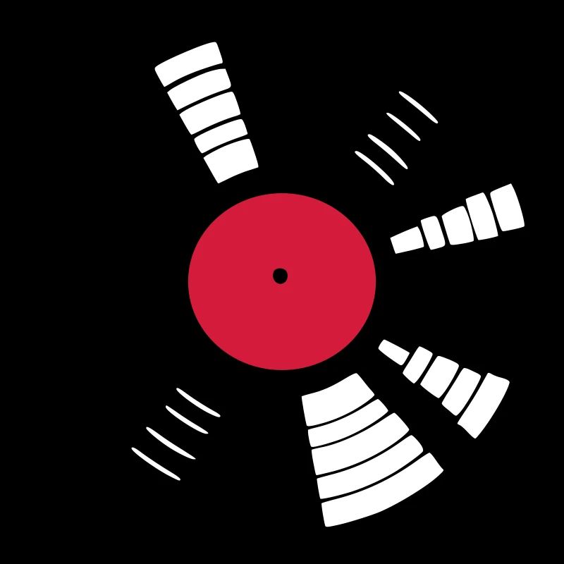 Retro vinyl record