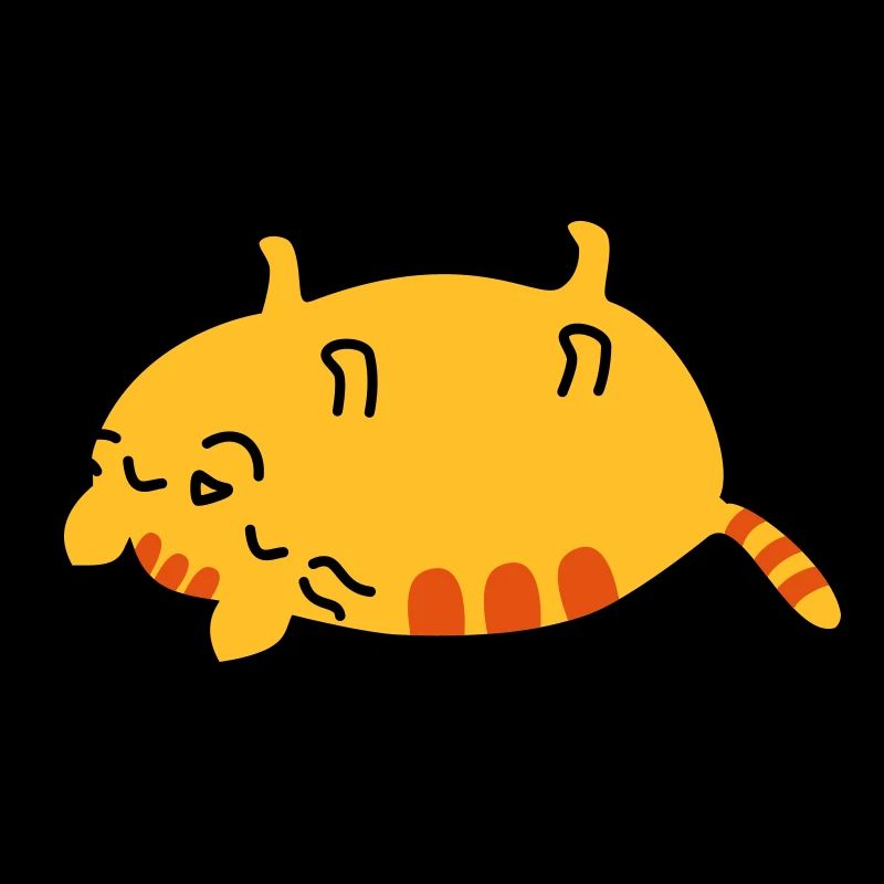 lazy cat