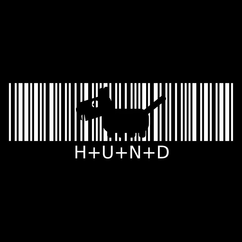 Hund Strichcode kleiner Wuffi