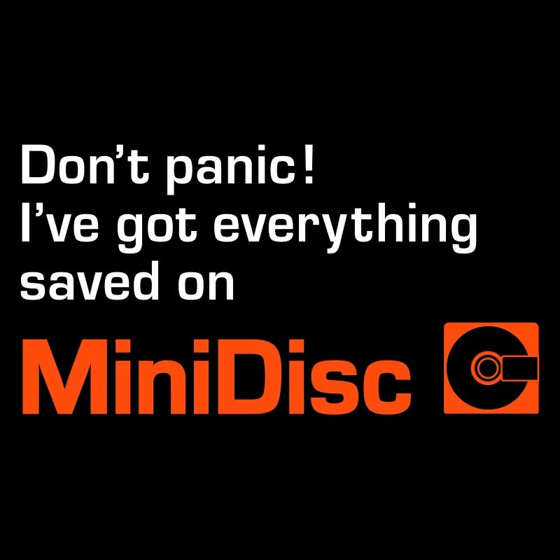 Minidisc Dont Panic! (2 color)