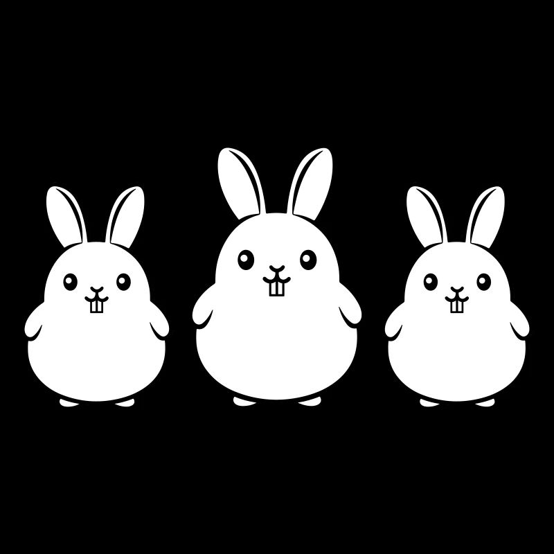 Bunnies Team Easter Funny
