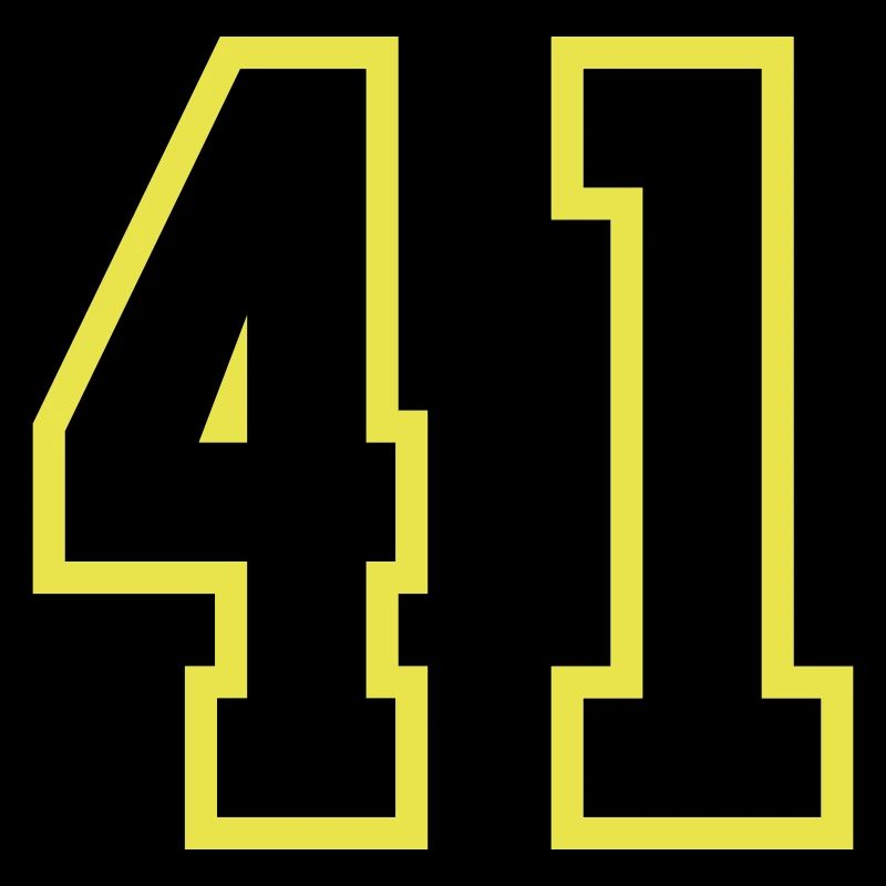 Maillot à 41 numéros