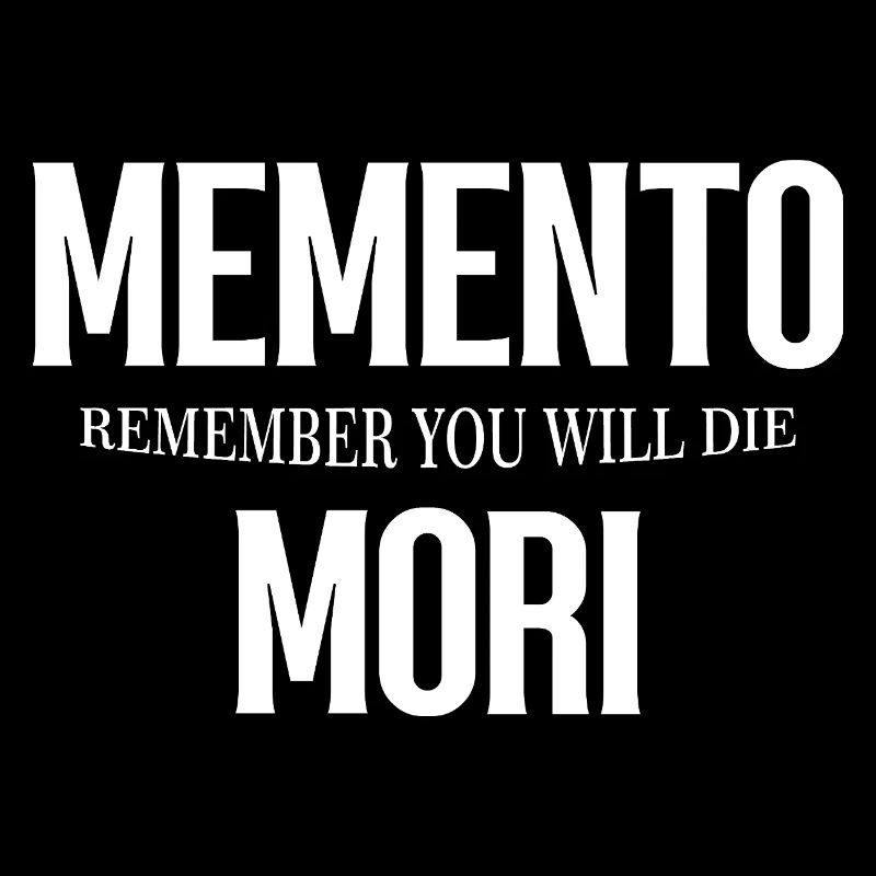 Design gothique Memento Mori