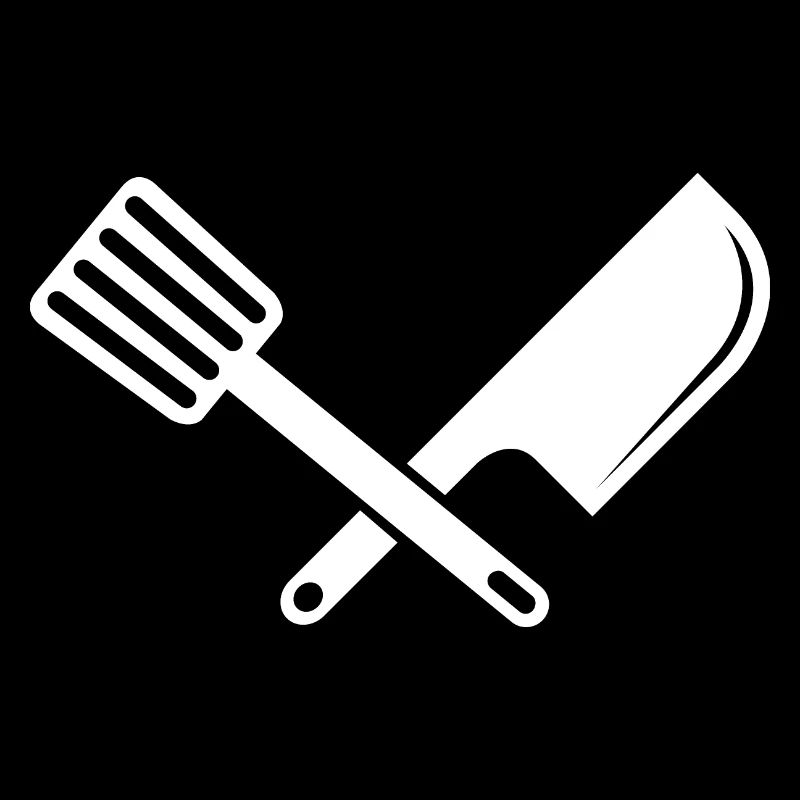 symbole couverts cuisson des aliments Aliments Kock Logo de cuisinier