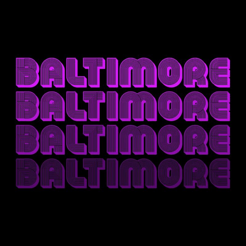 Baltimore Neon Raster
