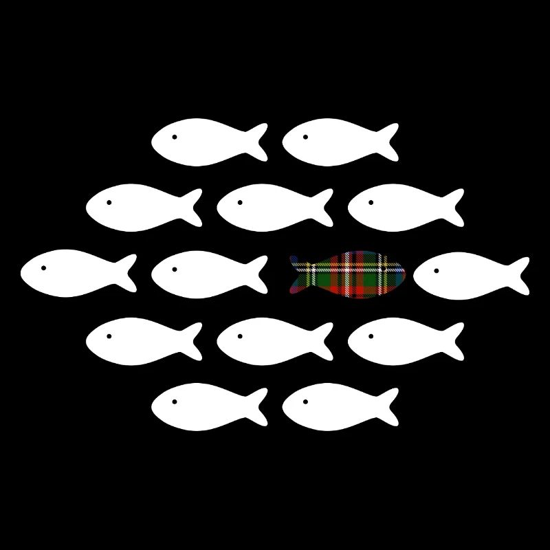 Unique Plaid Fish