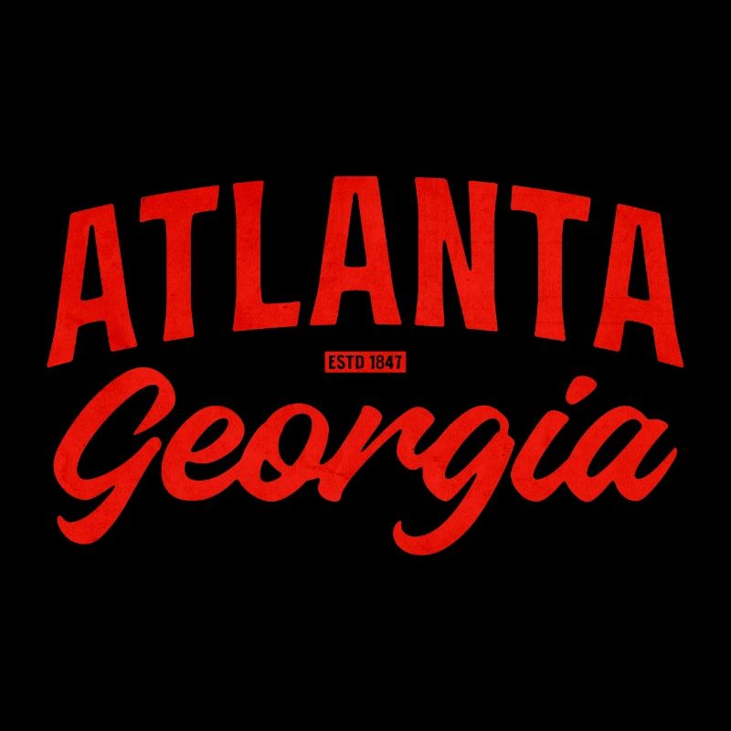 Logo d’écriture d’Atlanta Georgia