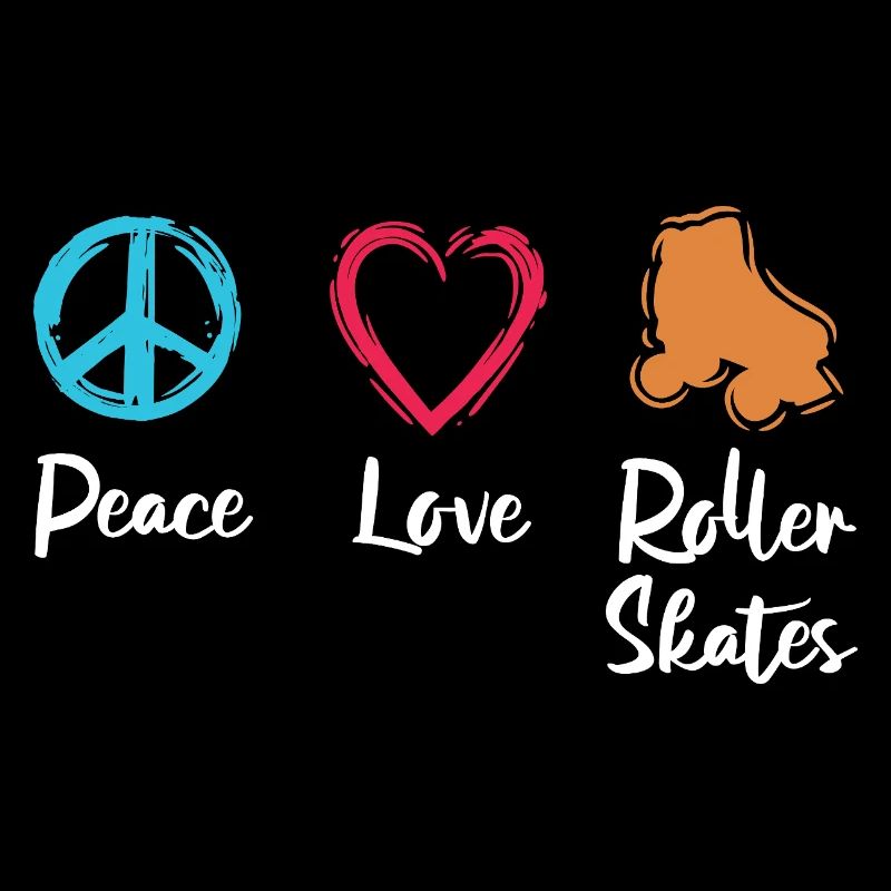 Frieden Liebe Rollerskates