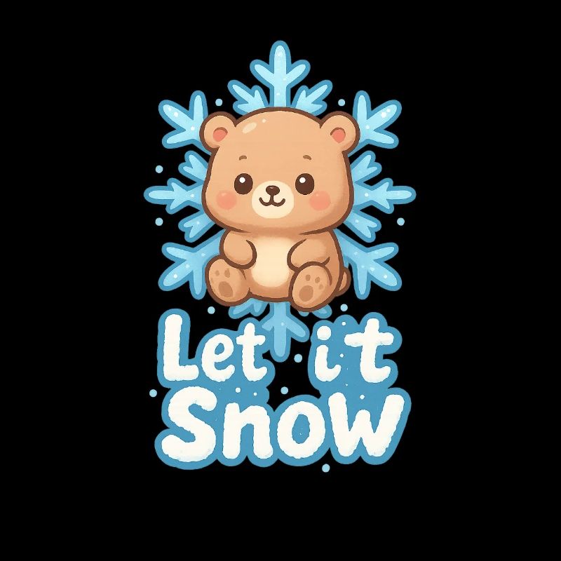 Winter Bear Let It Snow