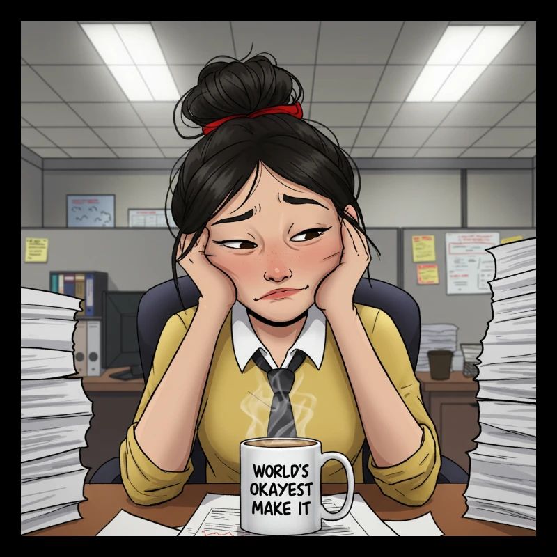 Ein weiterer Tag im Büro