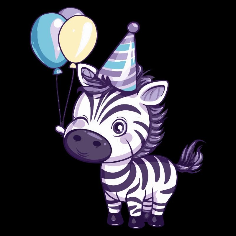 Zebra Geburtstag Comic