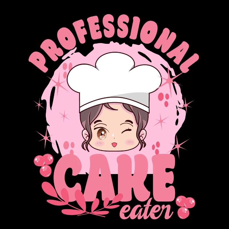 Cake Baker Professional Cake Eater Gift