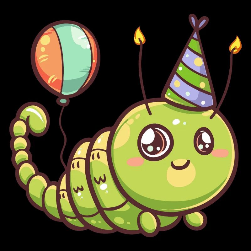 Wurm Geburtstag Comic