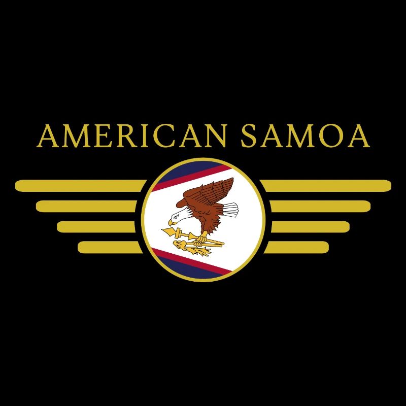 Samoa américaines, T-shirt design de style élégance