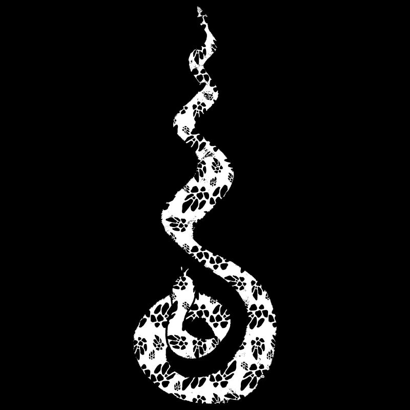 Flammend gemusterte Schlange