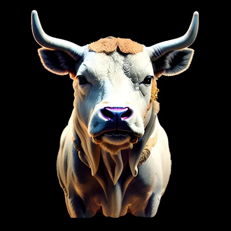 Vache - taureau avec cornes