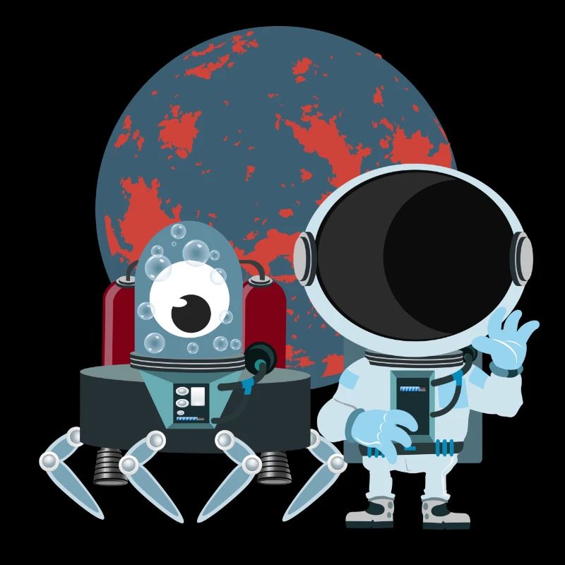 Voyage dans l'espace avec l'astronaute