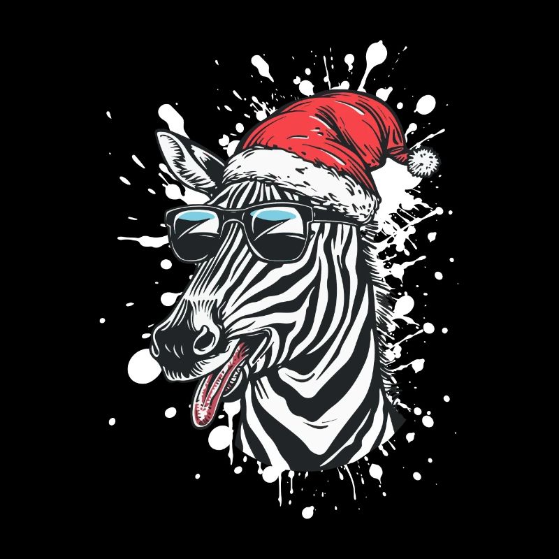 Zebra Christmas Funny