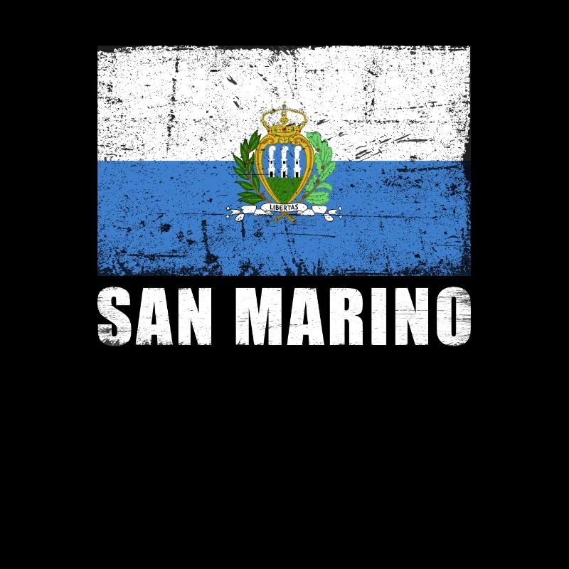 Drapeau de Saint-Marin Grunge Drapeau de Saint-Marin