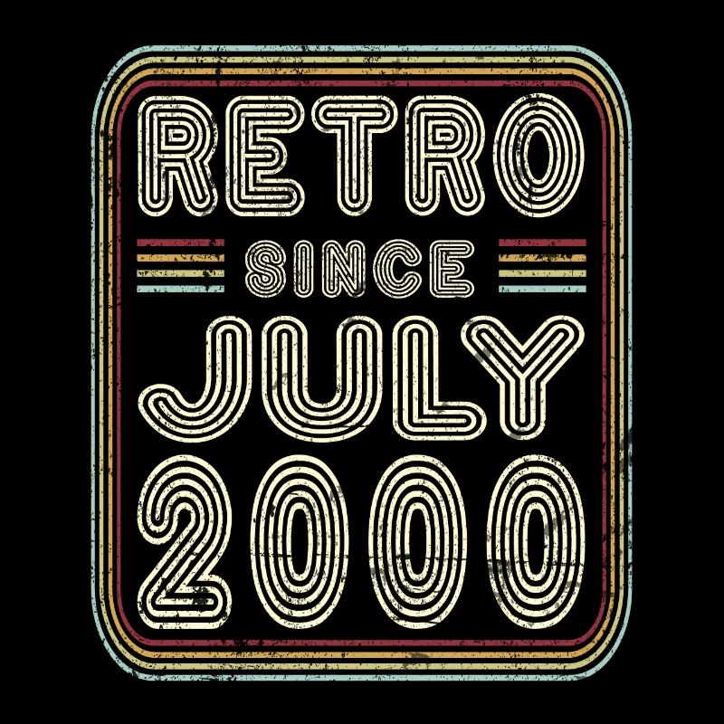 Geburtstag Juli 2000 Retro Geschenk