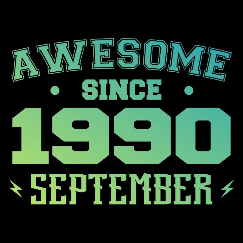 September 1990 Geburtstagsgeschenk September 1990