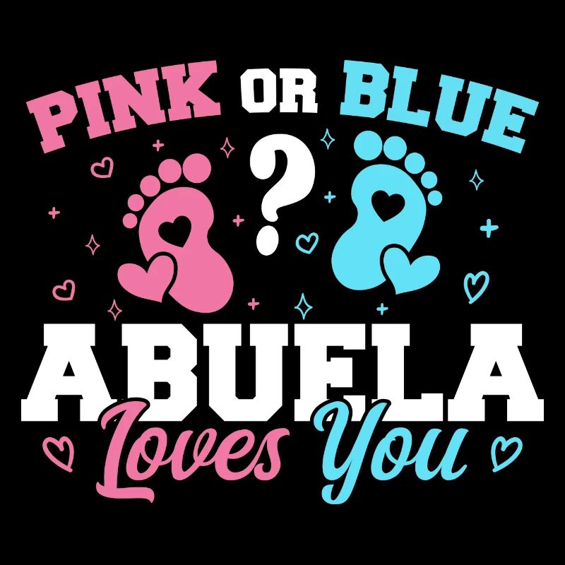 Rosa oder Blau Abuela liebt dich - Abuela Oma