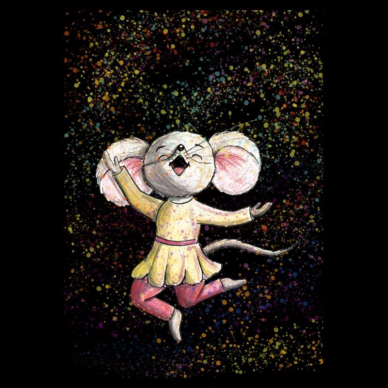 Souris confetti