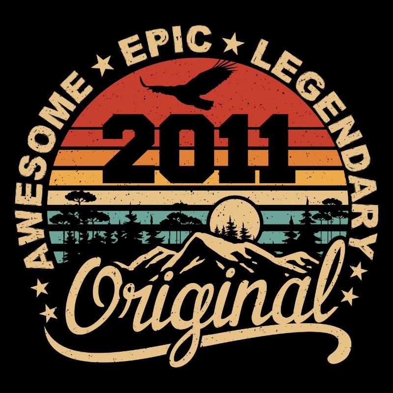 Original 2011 Retro 2011 Geburtstagsgeschenk 2011