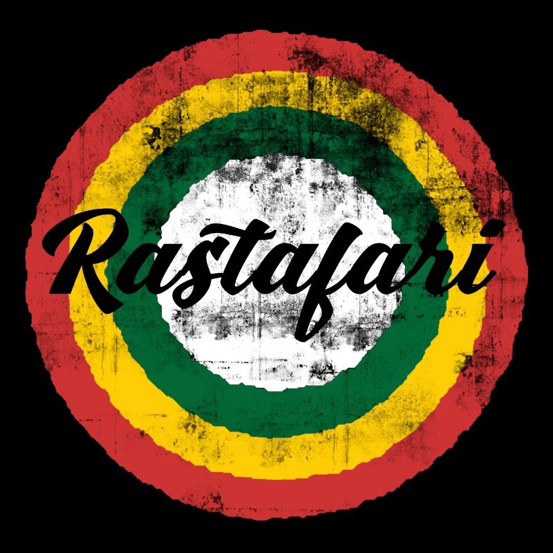 Conception arc-en-ciel rastafari