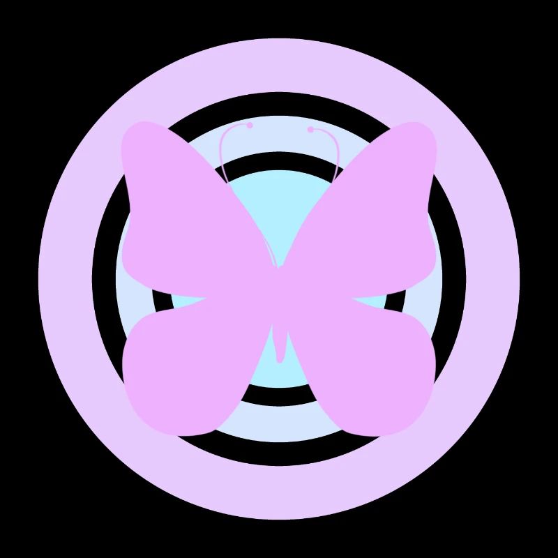 Papillon céleste violet